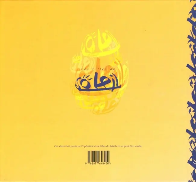 Verso de l'album Les Filles de Soleil N° 3