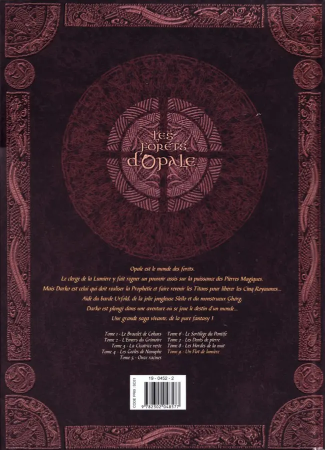 Verso de l'album Les Forêts d'Opale Tome 9 Un flot de lumière