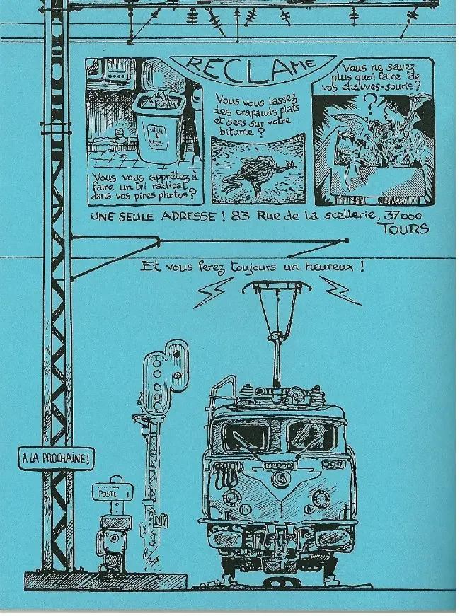 Verso de l'album Formol, le bocal à bidules Tome 3 Spécial voyage en train