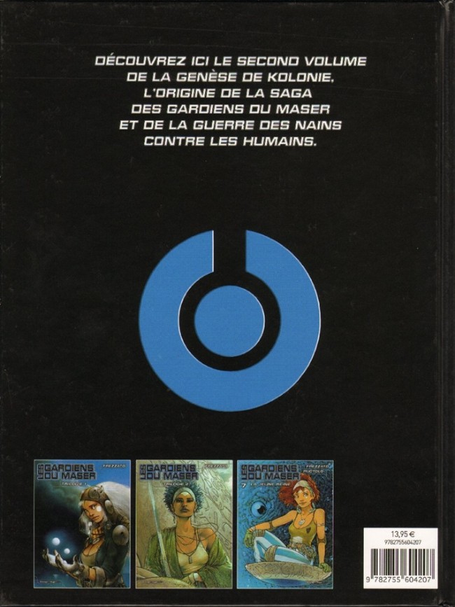 Verso de l'album Les Gardiens du Maser Tome 8 La Grande Splendeur