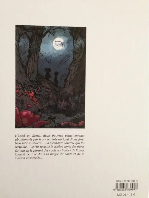 Verso de l'album Hänsel & Gretel