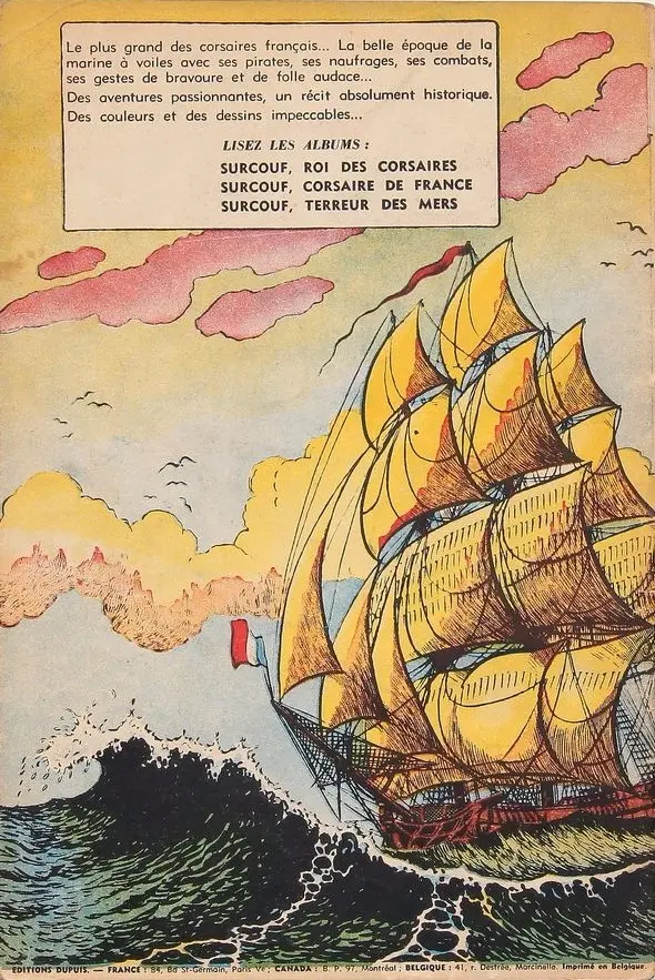 Verso de l'album Les Histoires vraies de l'Oncle Paul Tome 5 Le mystère du brick fantôme