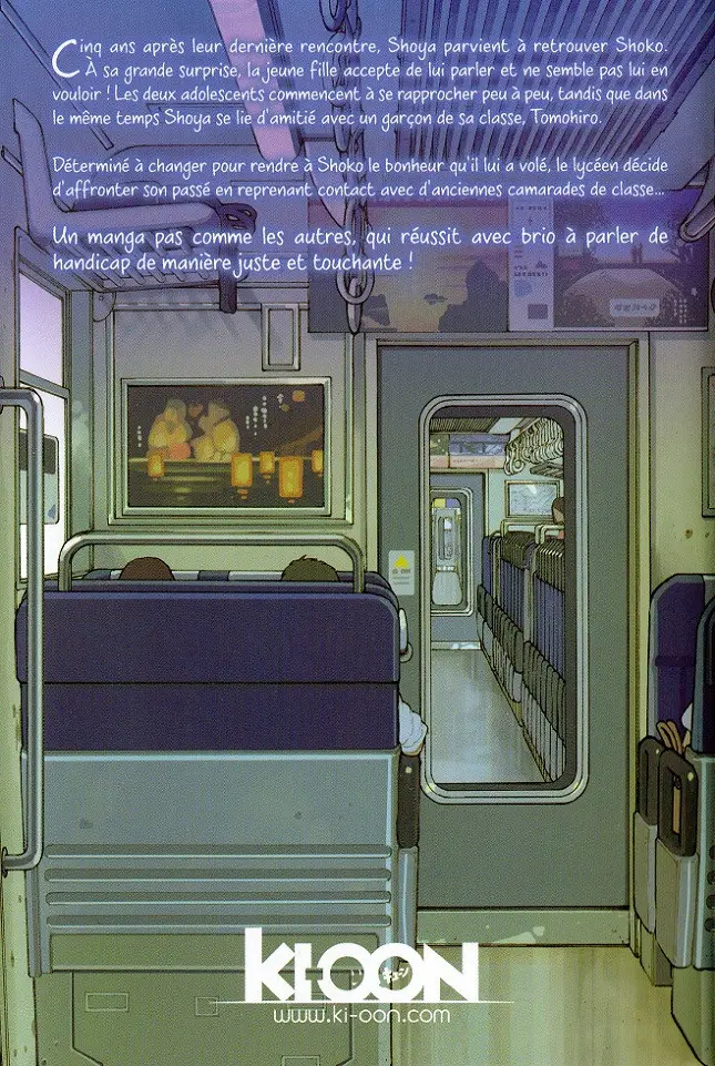 Verso de l'album A Silent Voice 3