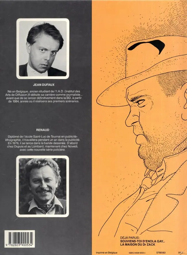 Verso de l'album Jessica Blandy Tome 3 Le diable à l'aube