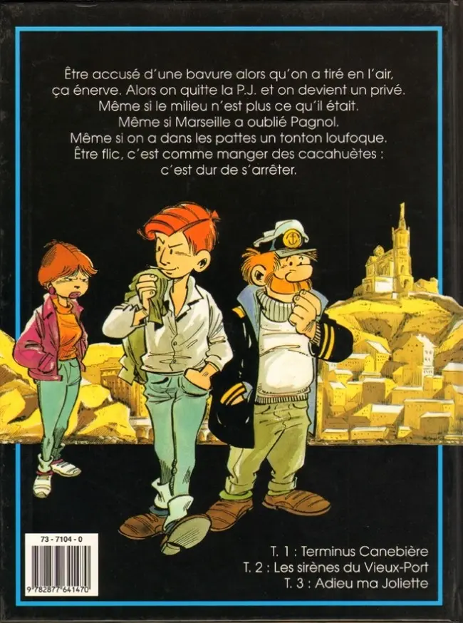 Verso de l'album Léo Loden Tome 3 Adieu ma joliette