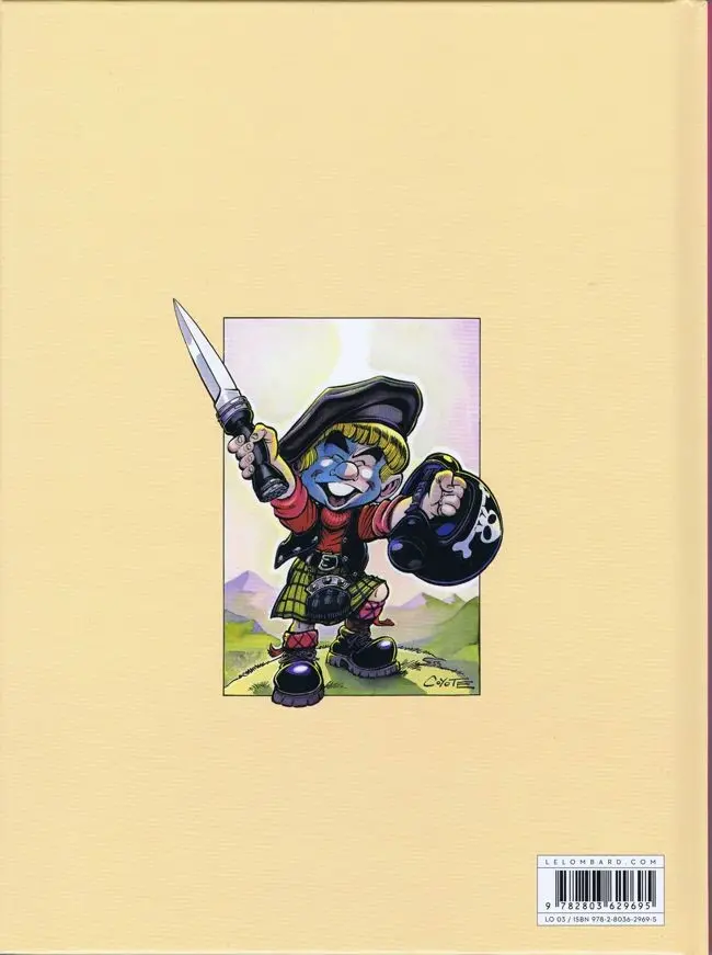 Verso de l'album Litteul Kévin Tome 10
