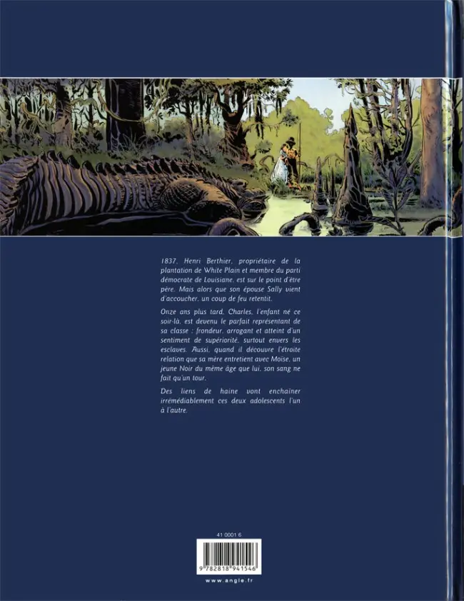 Verso de l'album Les Maîtres de White Plain Tome 1 Liens de haine