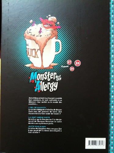 Verso de l'album Monster Allergy Next Gen Tome 3