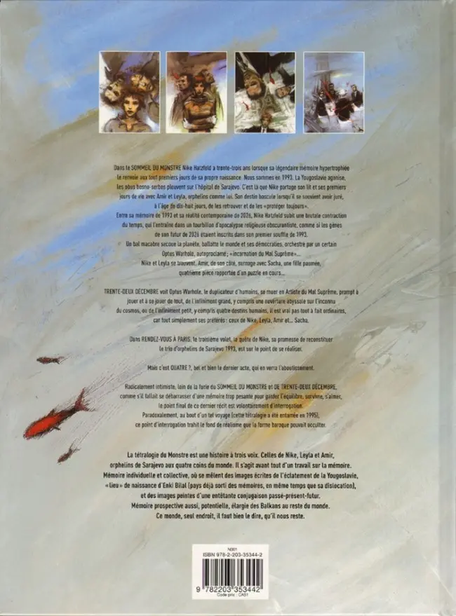 Verso de l'album Monstre Tome 4 Quatre ?