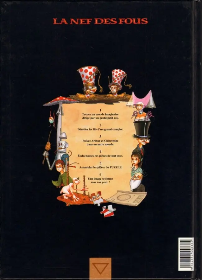 Verso de l'album La Nef des fous Tome 5 Puzzle