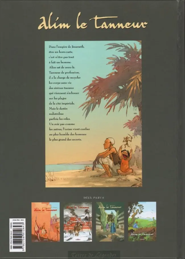 Verso de l'album Alim le tanneur Tome 4 Là où brûlent les regards
