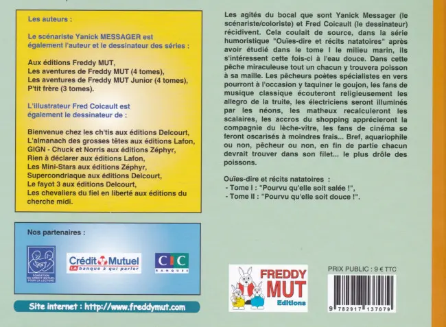 Verso de l'album Ouïes-dire & Récits natatoires Tome 2 Pourvu qu'elle soit douce !