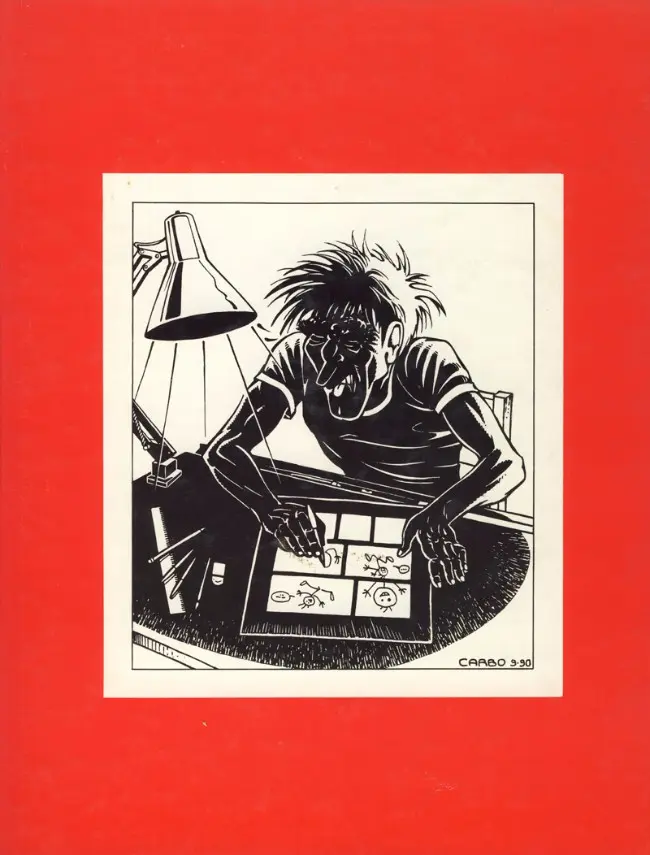 Verso de l'album Papier Carbo