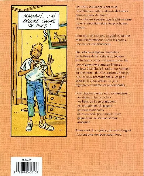Verso de l'album Les jeux d'argent