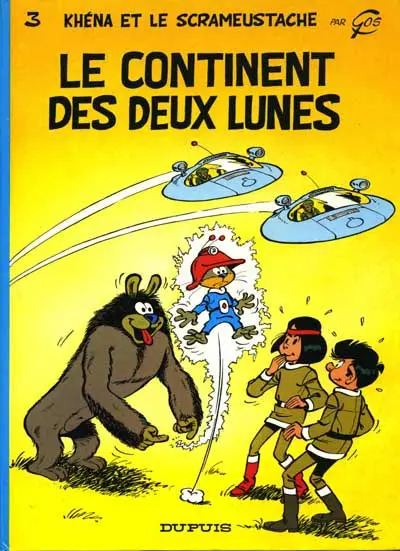 Couverture de l'album Le Scrameustache Tome 3 Le continent des deux lunes