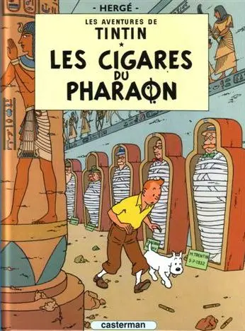 Couverture de l'album Tintin Tome 4 Les cigares du pharaon