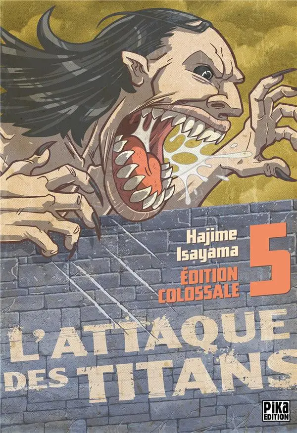 Couverture de l'album L'Attaque des Titans Édition Colossale 5