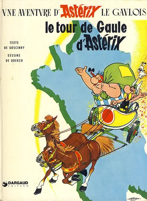 Couverture de l'album Astérix Tome 5 Le tour de Gaule d'Astérix