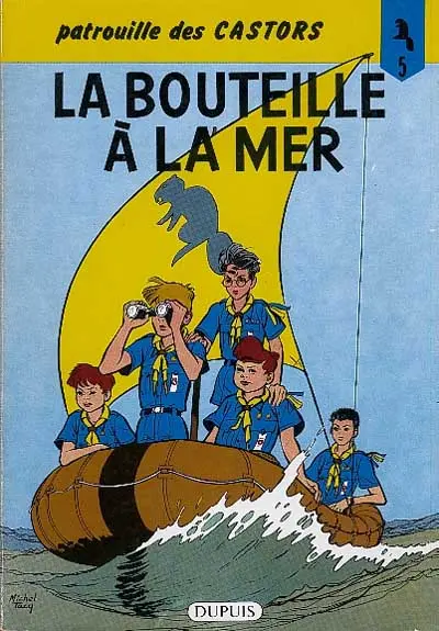 Couverture de l'album La Patrouille des Castors Tome 5 La bouteille à la mer