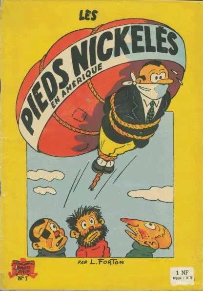 Couverture de l'album Les Pieds Nickelés Tome 7 Les Pieds Nickelés en Amérique