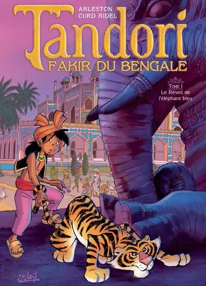 Couverture de l'album Tandori Tome 1 Le Réveil de l'éléphant bleu