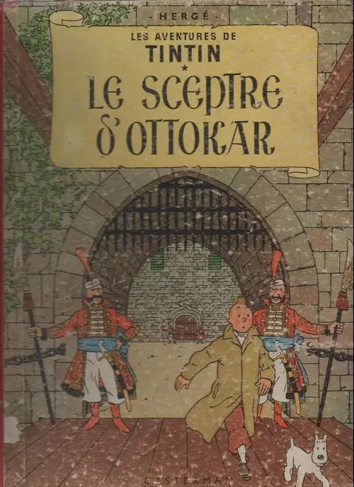 Couverture de l'album Tintin Tome 8 Le sceptre d'Ottokar