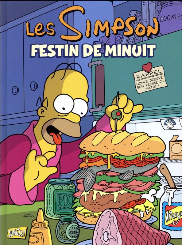 Couverture de l'album Les Simpson Tome 33 Festin de minuit