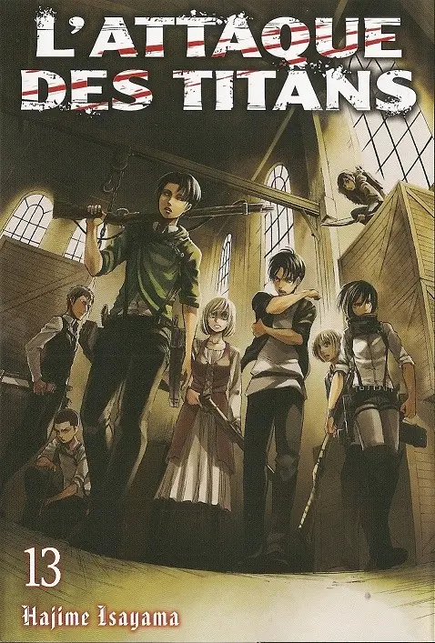 Couverture de l'album L'Attaque des Titans Tomes 13 et 14
