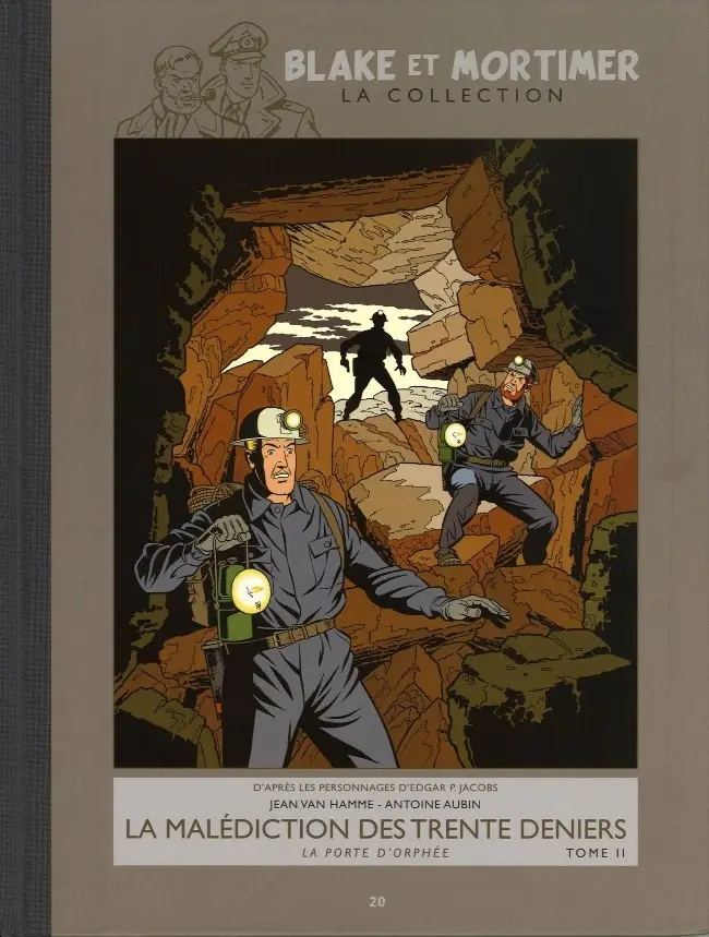 Couverture de l'album Blake et Mortimer La Collection Tome 20 La Malédiction des trente deniers - Tome II - La Porte d'Orphée
