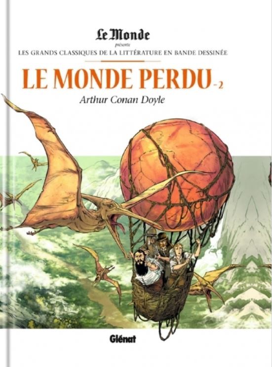 Couverture de l'album Les Grands Classiques de la littérature en bande dessinée Tome 20 Le monde perdu - 2