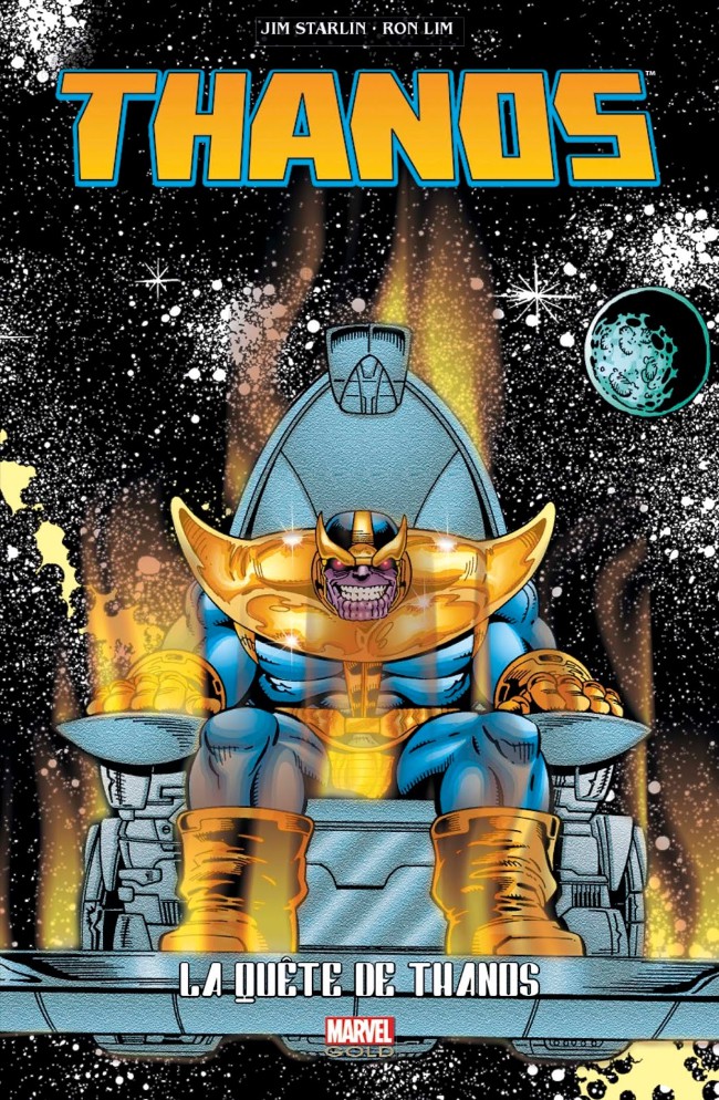 Couverture de l'album Marvel Gold Tome 15 Thanos: La Quête de Thanos