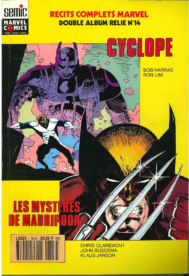 Couverture de l'album Récits Complets Marvel Album N° 14