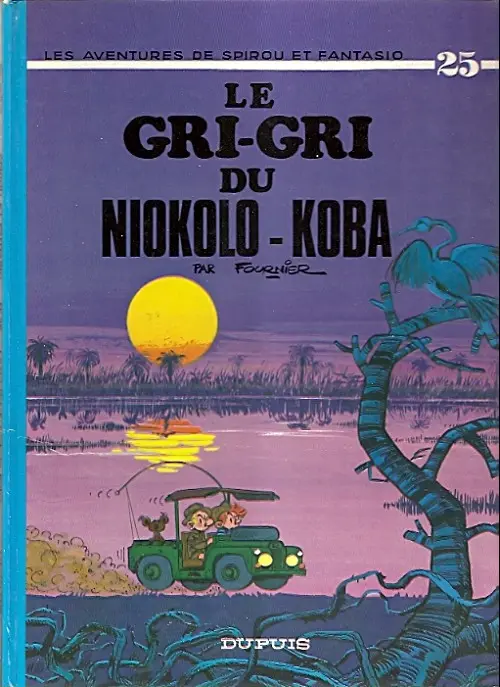 Couverture de l'album Spirou et Fantasio Tome 25 Le gri-gri du Niokolo-Koba
