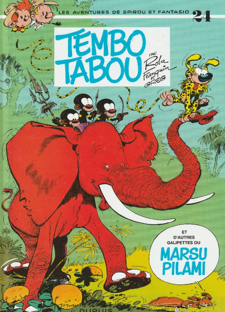 Couverture de l'album Spirou et Fantasio Tome 24 Tembo Tabou