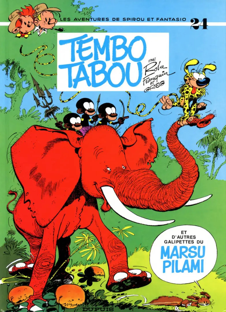 Couverture de l'album Spirou et Fantasio Tome 24 Tembo Tabou
