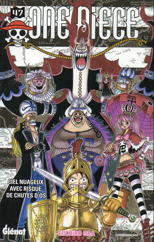 Couverture de l'album One Piece Tome 47 Ciel nuageux avec risque de chutes d'os