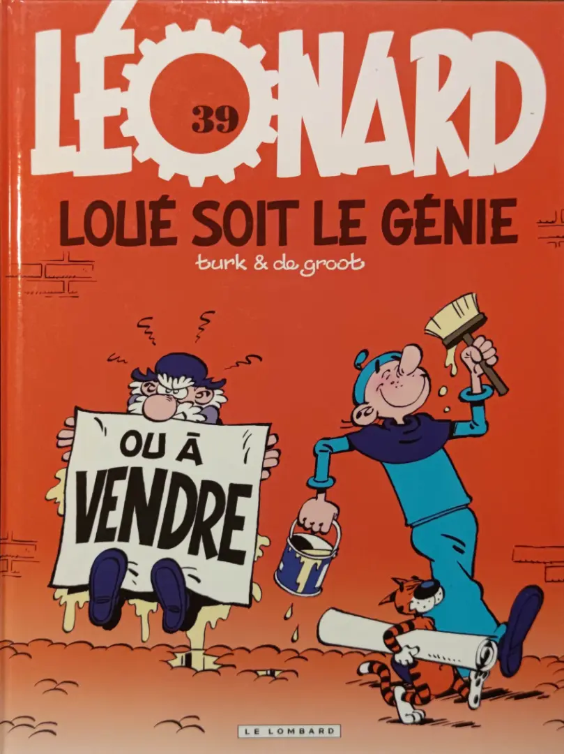 Couverture de l'album Léonard Tome 39 Loué soit le génie