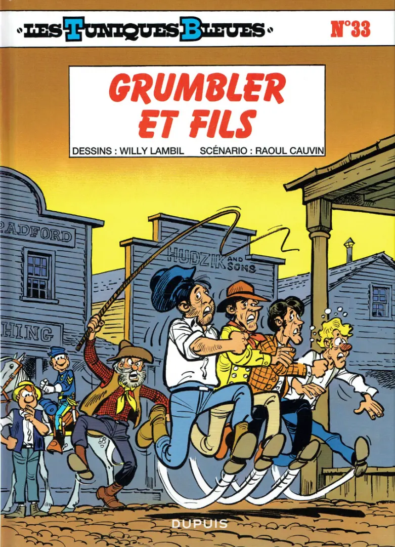 Couverture de l'album Les Tuniques Bleues Tome 33 Grumbler et fils