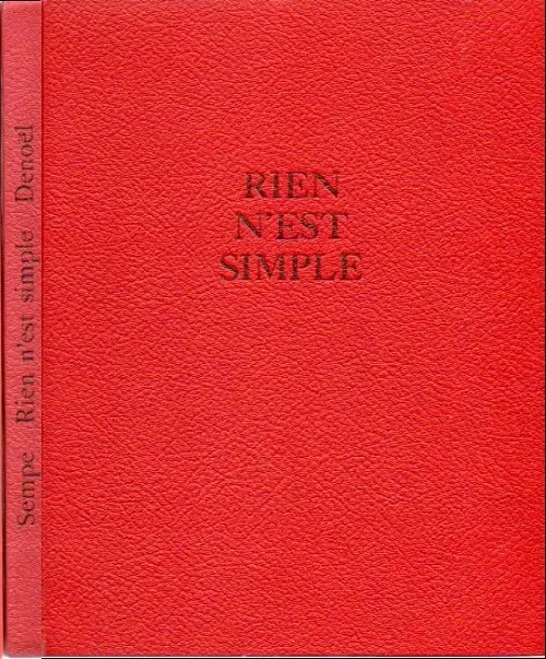 Couverture de l'album Rien n'est simple