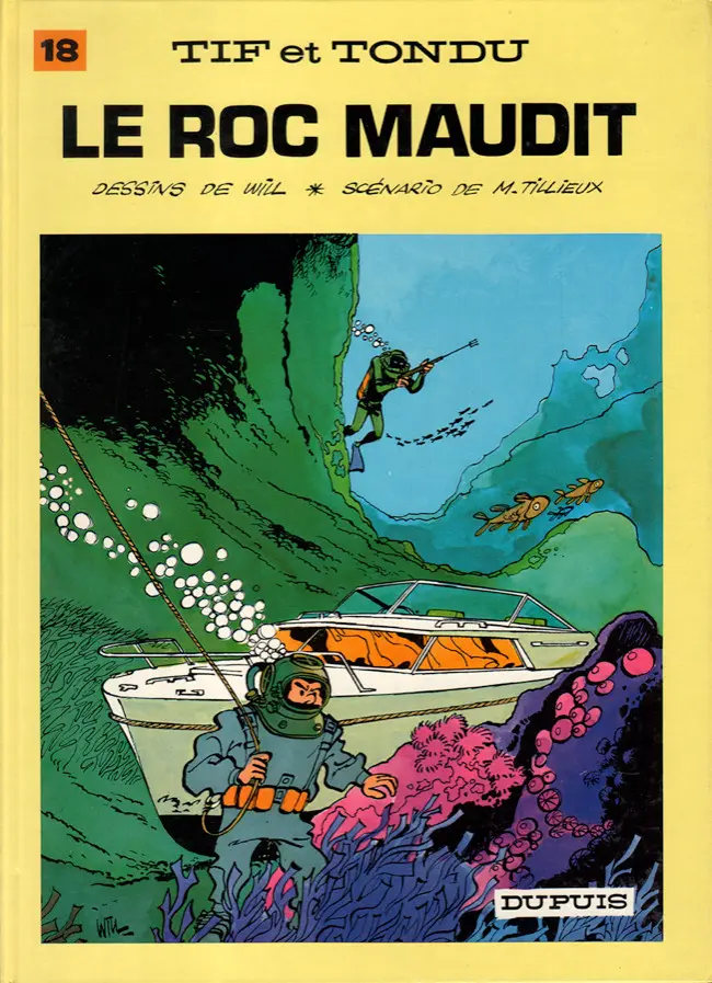 Couverture de l'album Tif et Tondu Tome 18 Le roc maudit