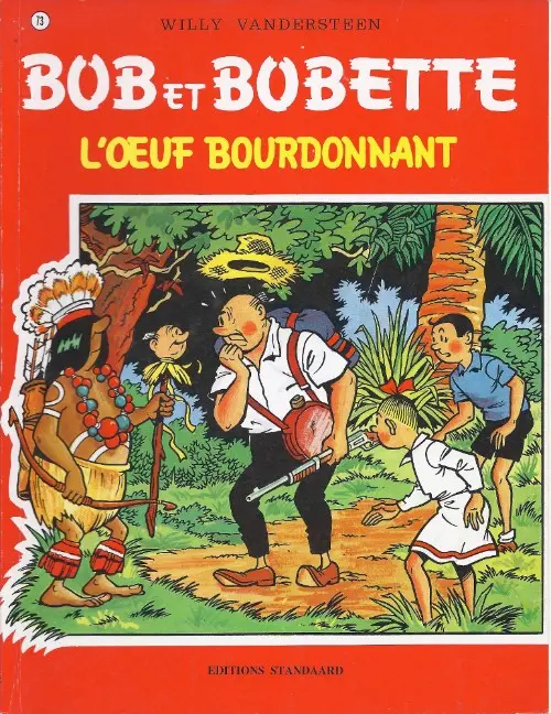 Couverture de l'album Bob et Bobette Tome 73 L'œuf bourdonnant