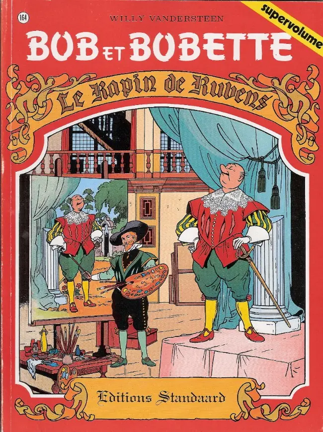 Couverture de l'album Bob et Bobette Tome 164 Le rapin de Rubens