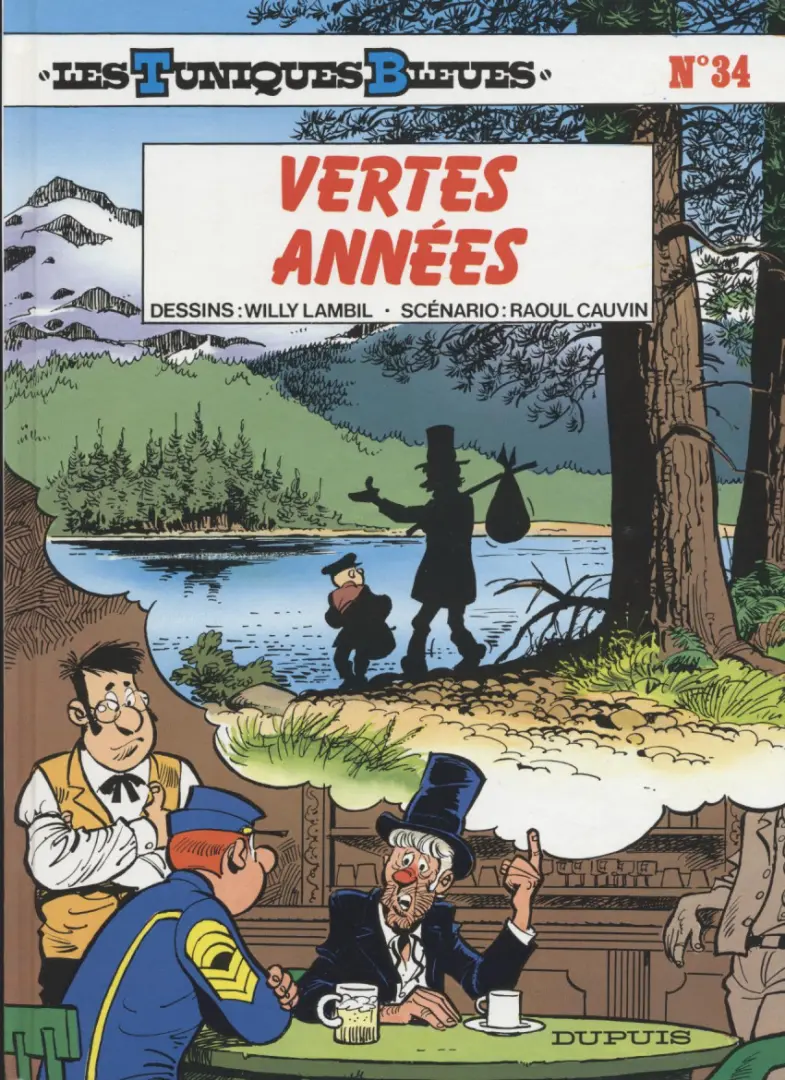 Couverture de l'album Les Tuniques Bleues Tome 34 Vertes années