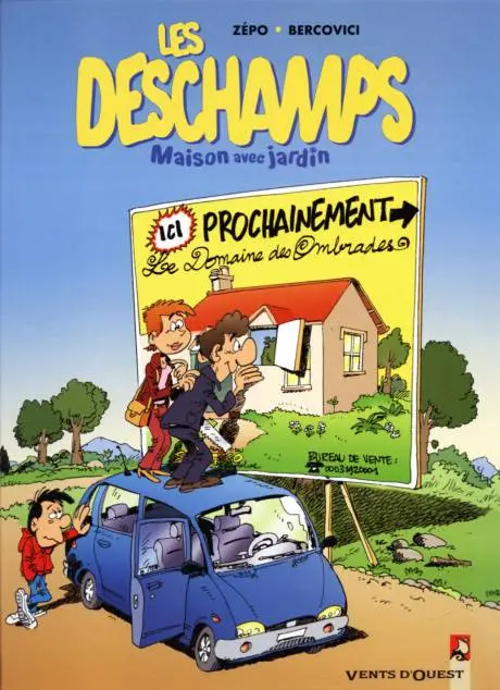 Couverture de l'album Les Deschamps Tome 1 Maison avec jardin