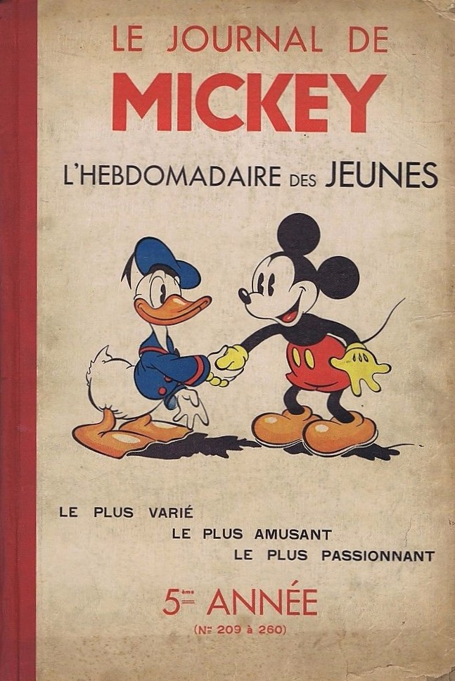 Couverture de l'album Le journal de Mickey Tome 5 5ème année (n° 209 à 260)