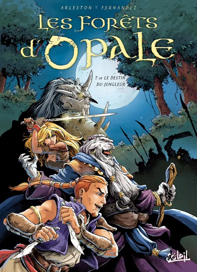 Couverture de l'album Les Forêts d'Opale Tome 10 Le destin du jongleur