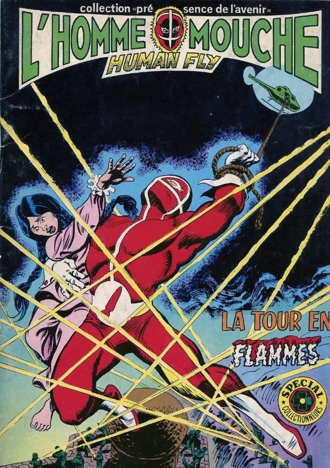 Couverture de l'album L'Homme Mouche Tome 2 La tour en flammes