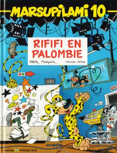 Couverture de l'album Marsupilami Tomes 10 et 11 Rififi en Palombie / Houba banana