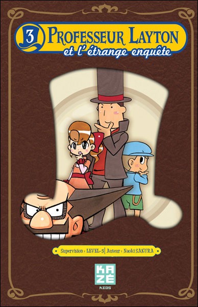 Couverture de l'album Professeur Layton et l'étrange enquête 3