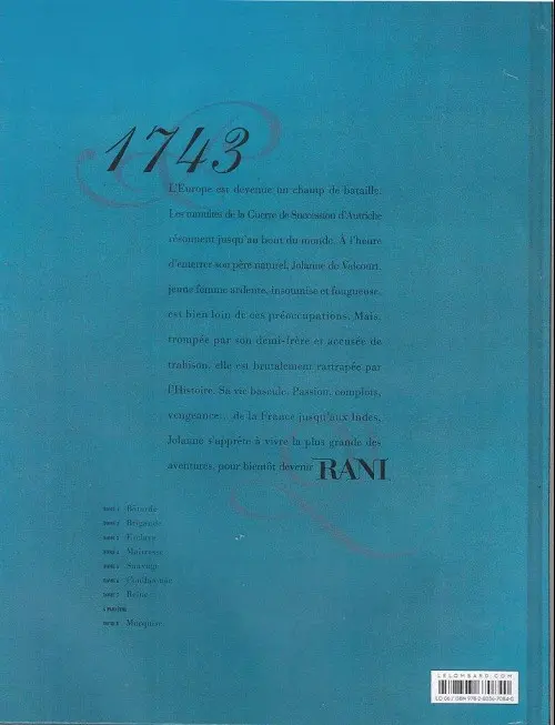 Verso de l'album Rani Tome 7 Reine